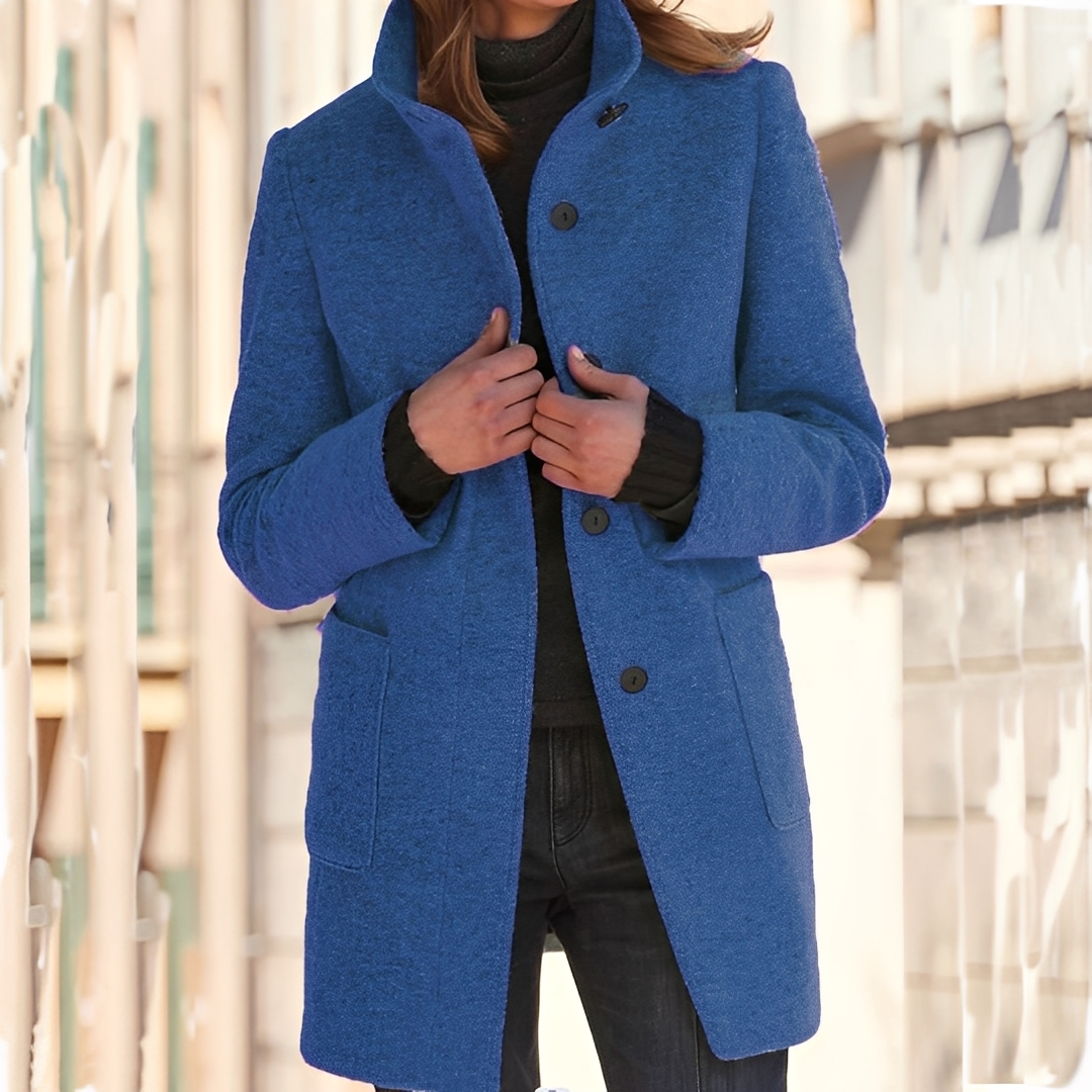 Tatienne - Langer, moderner Wintermantel für Frauen