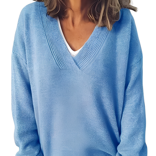 Camryn - Damenstrickpullover im lockeren Stil