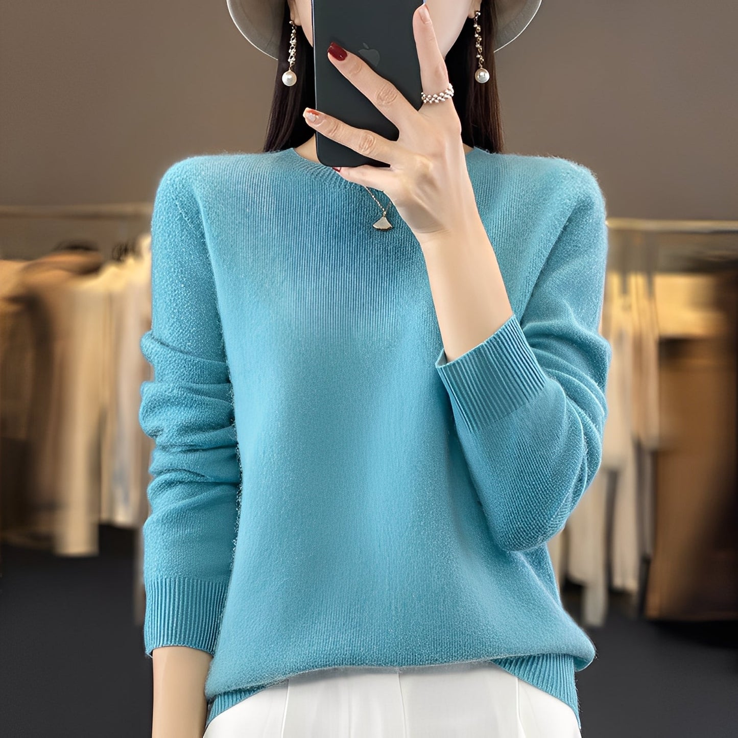 Cheyanne - Stilvoller Damen-Kaschmirpullover