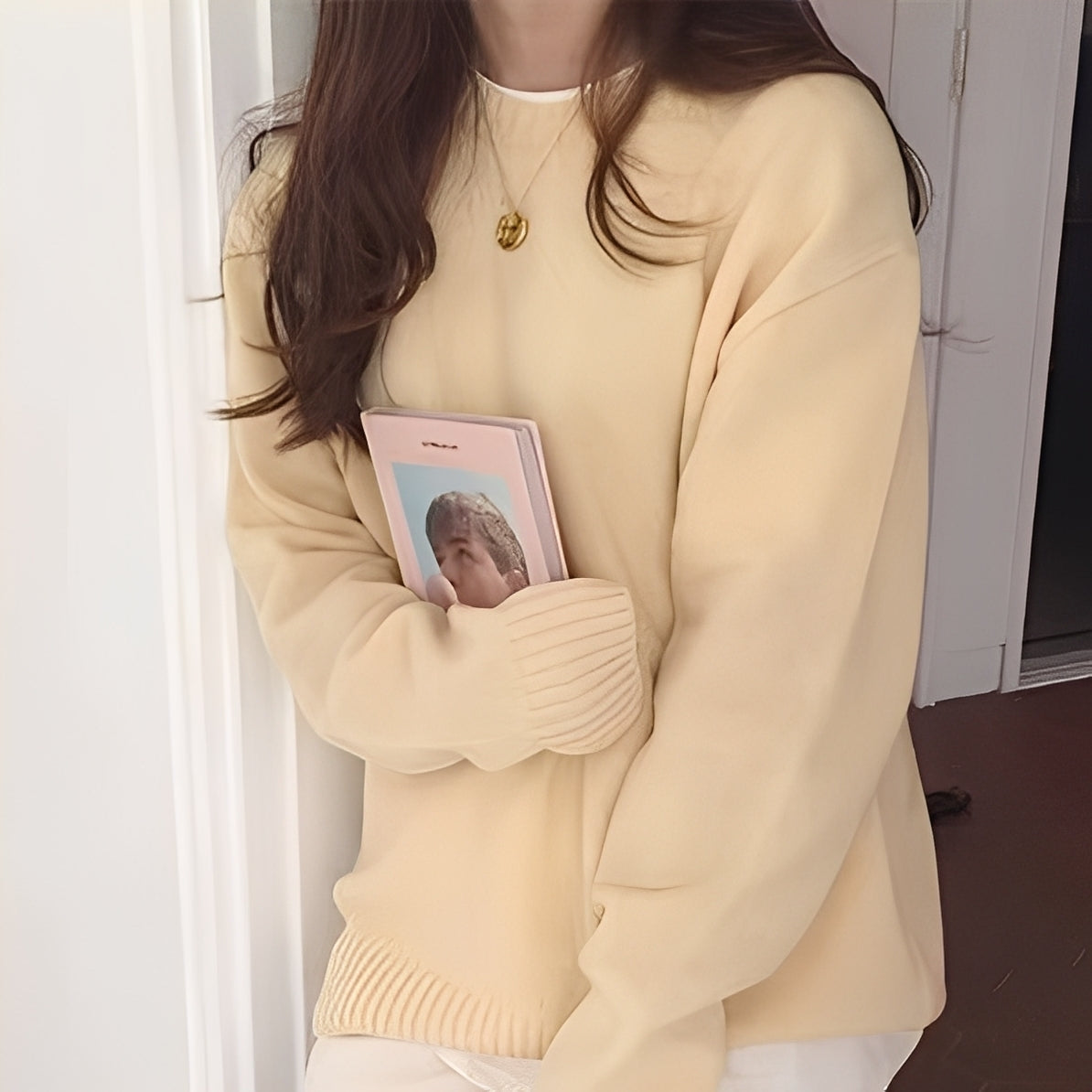 Roxanna - Damen Oversize-Pullover im schlichten Stil