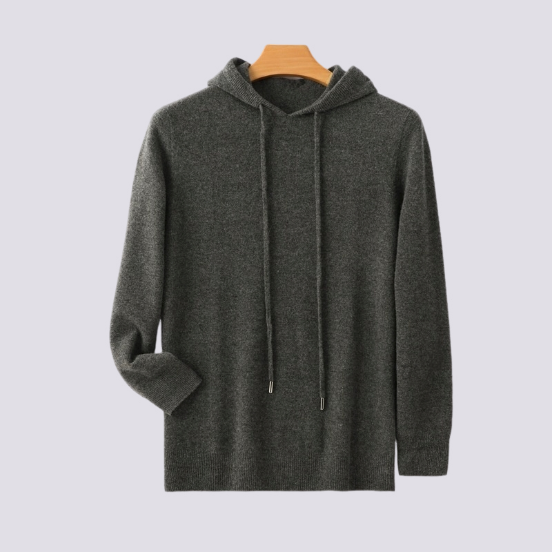 Adrian - Bequemer, warmer Kaschmir-Hoodie für Männer