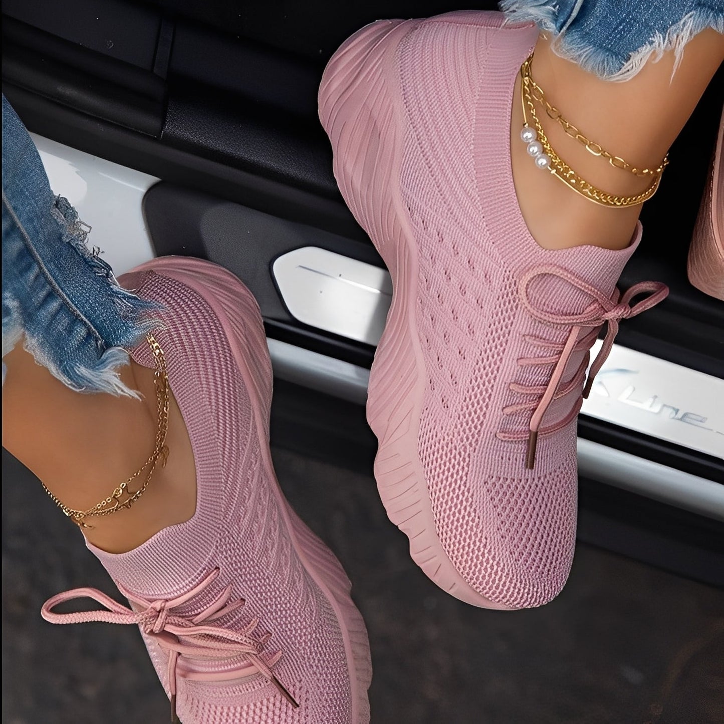 Axelle - Damen-Stricksneaker mit orthopädischer Funktion