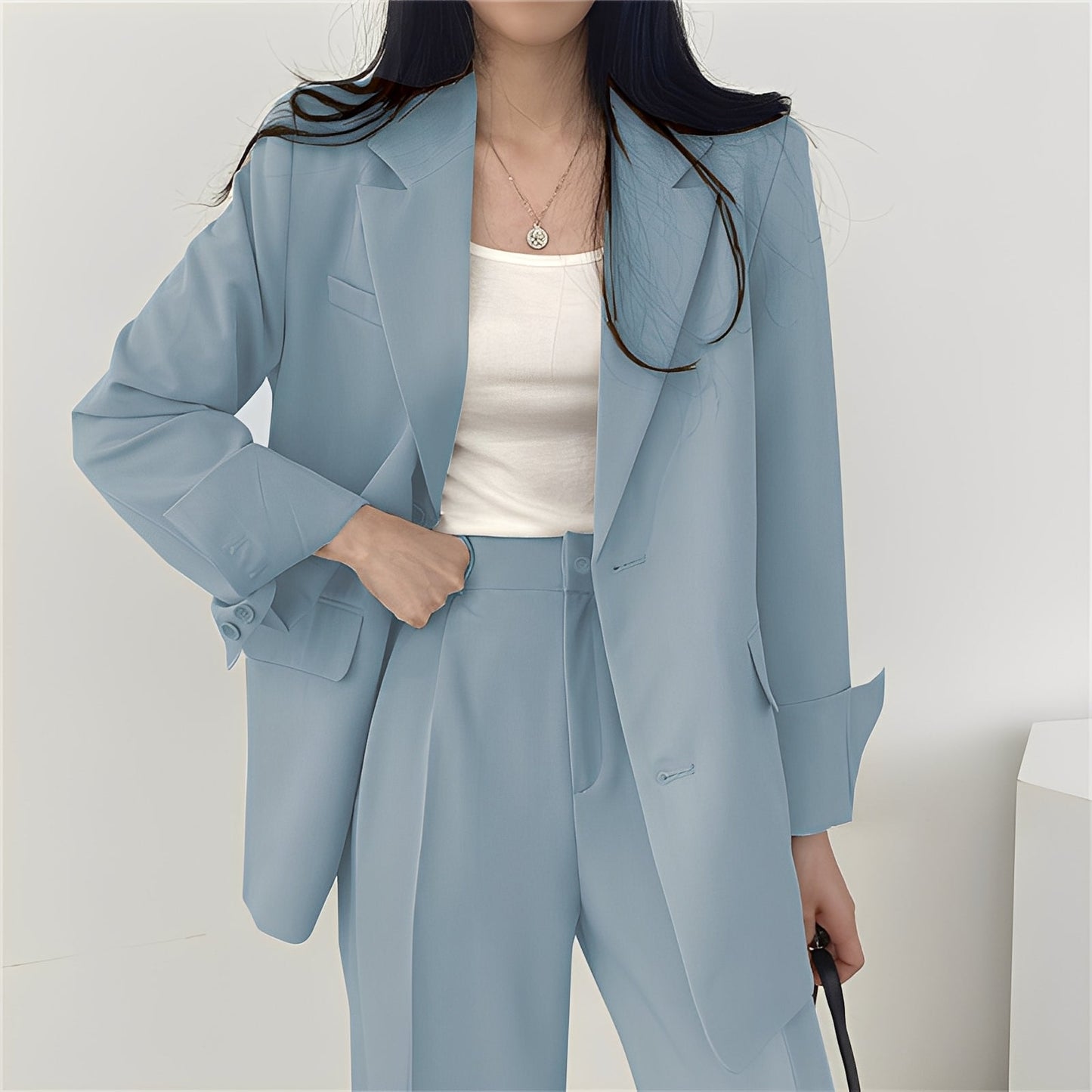 Alethea - Schickes Set mit lockerer Jacke und Hose für Damen