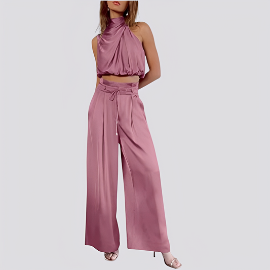 Laura - Comfortable Set for Women with Loose Fit and Wide Leg
