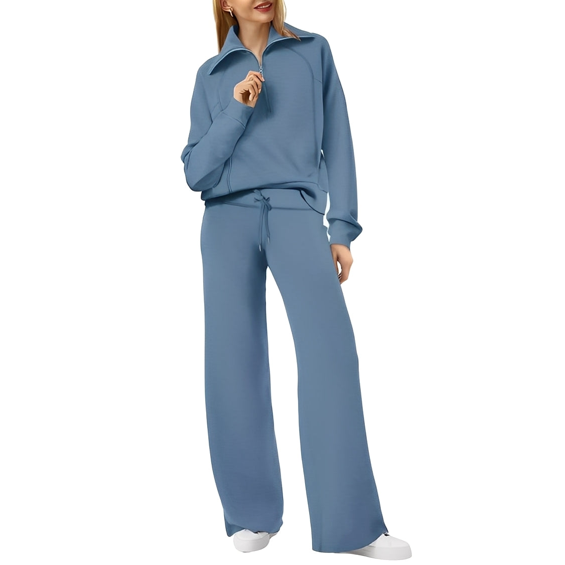 Cécile - Bequemes Damen-Set aus Pullover und Hose