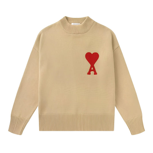 Darden - Einfacher Sweater für Herren mit Herzmotiv