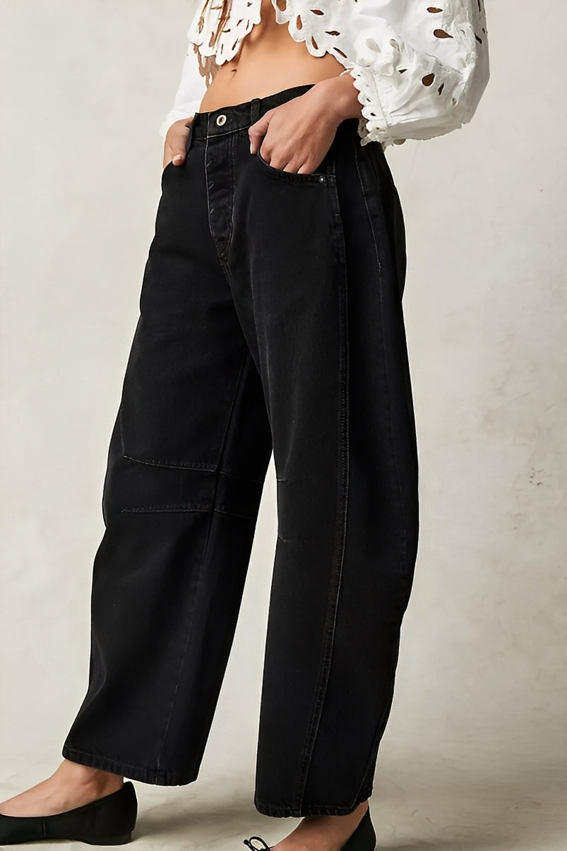Jocelyn - Damenjeans mit lockerem Sitz und leichtem Stoff