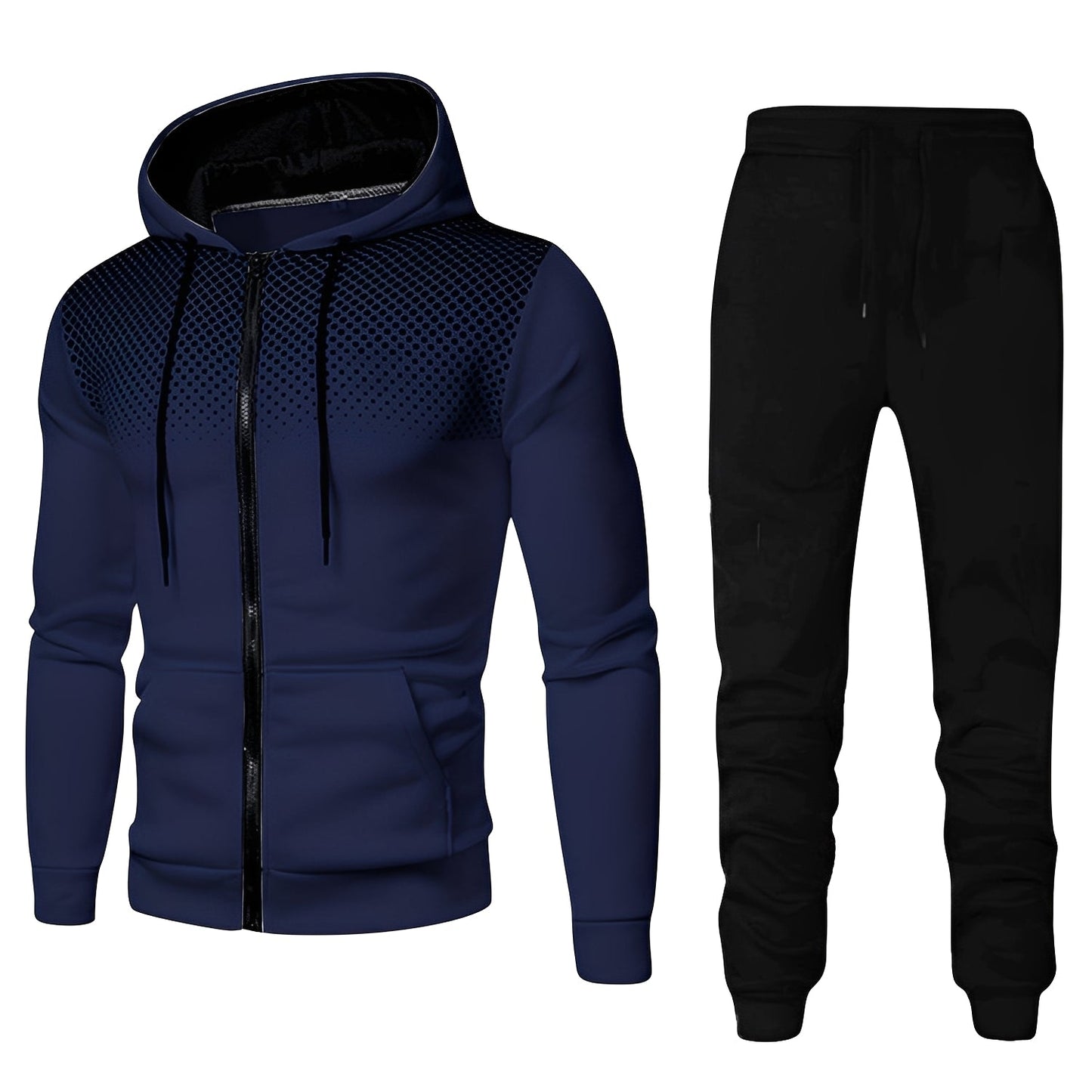 Aljun - Set aus Kapuzenpullover und Hose für Herren