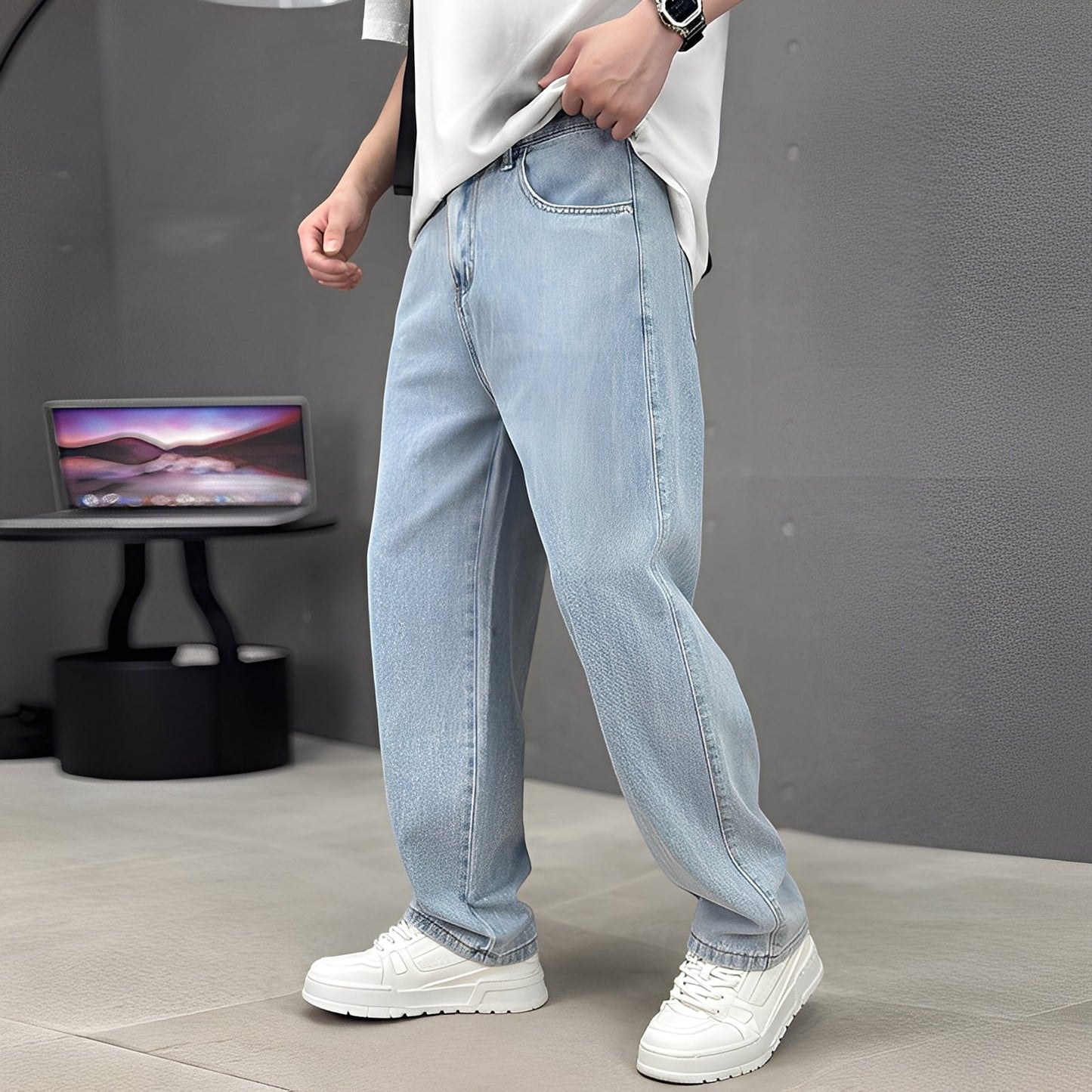 Wendell - Trendige Herrenjeans mit bequemer Passform
