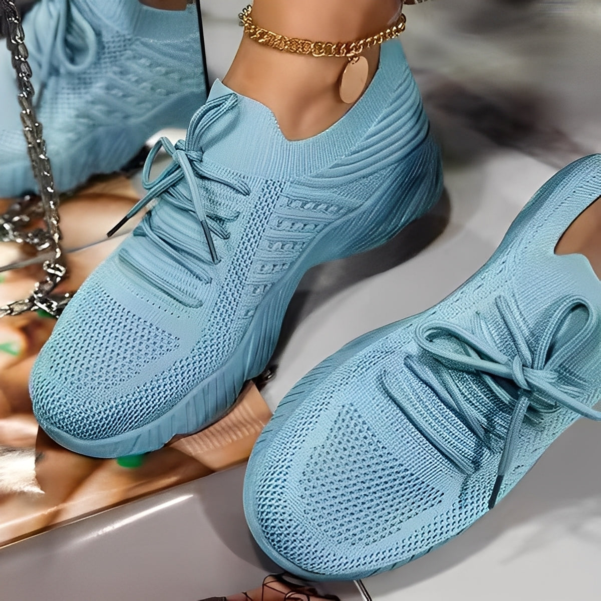 Axelle - Damen-Stricksneaker mit orthopädischer Funktion