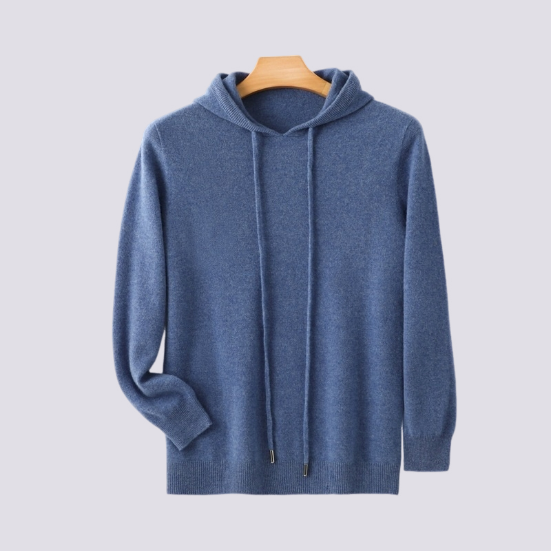 Adrian - Bequemer, warmer Kaschmir-Hoodie für Männer