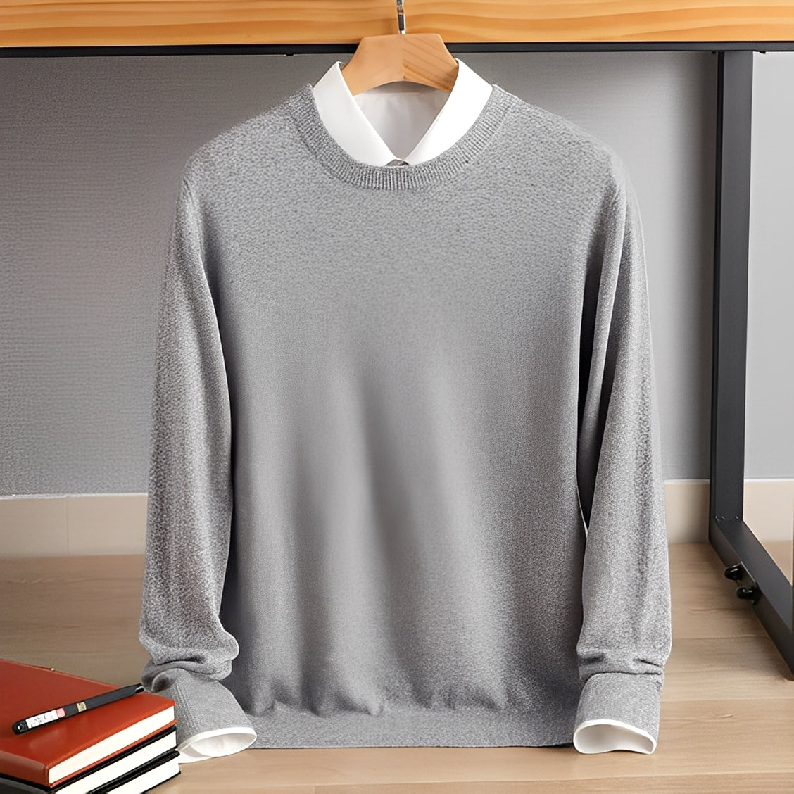 Inigo - Eleganter, bequemer Kaschmirpullover für Männer