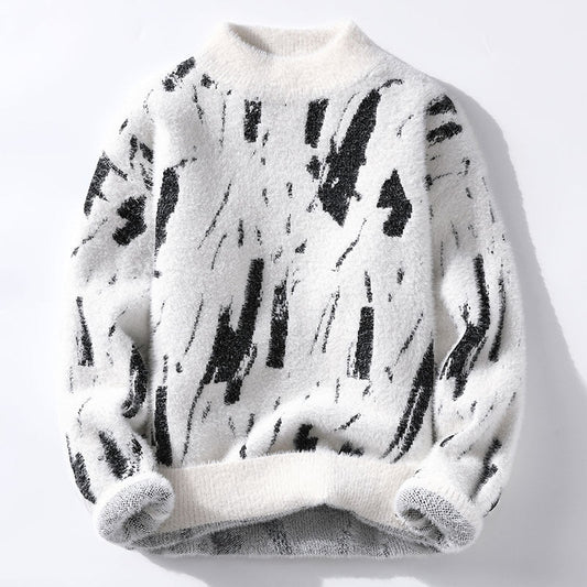 Damian - Trendiger Herren-Fleecepulli