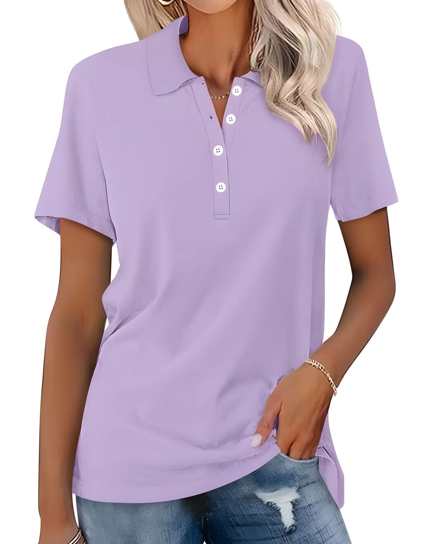 Stella - Angenehm eng geschnittenes Poloshirt für Damen