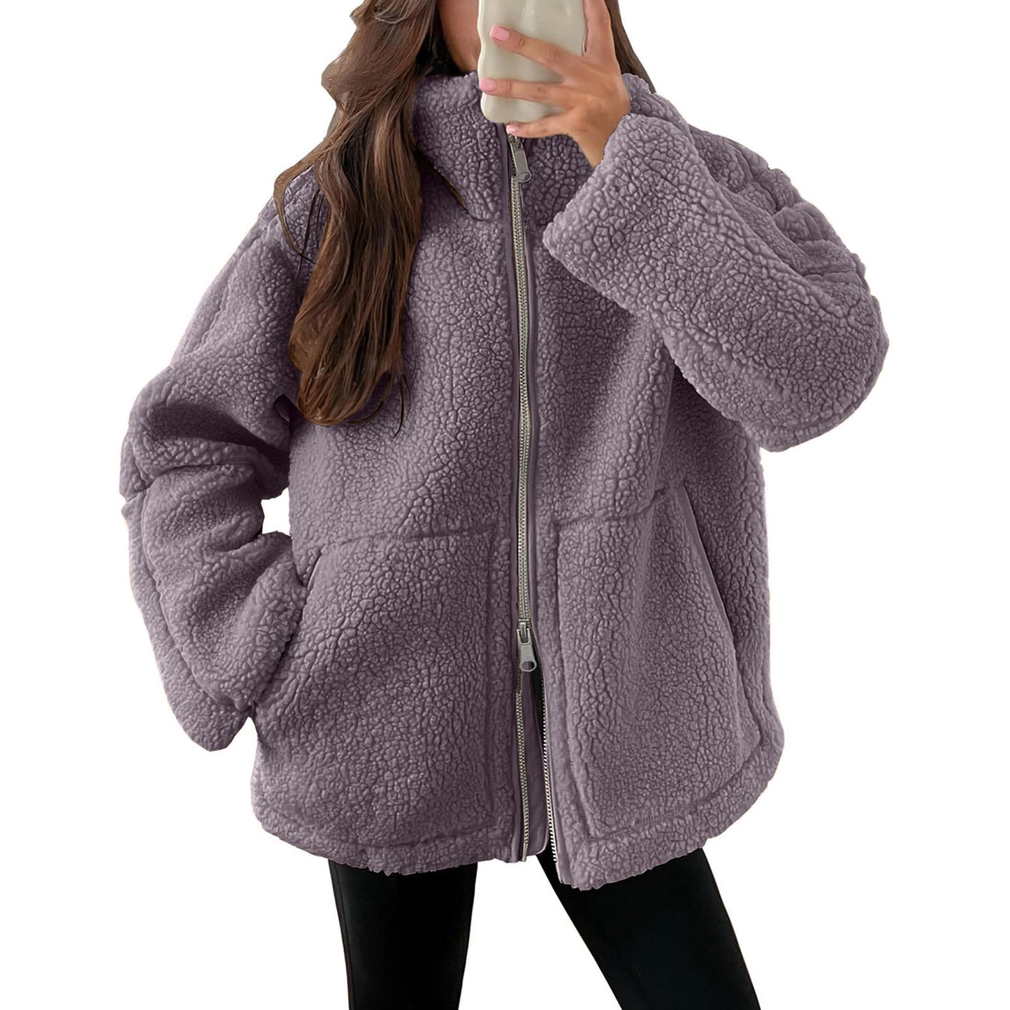 Evangelina - Bequeme Woll-Teddyjacke für Damen