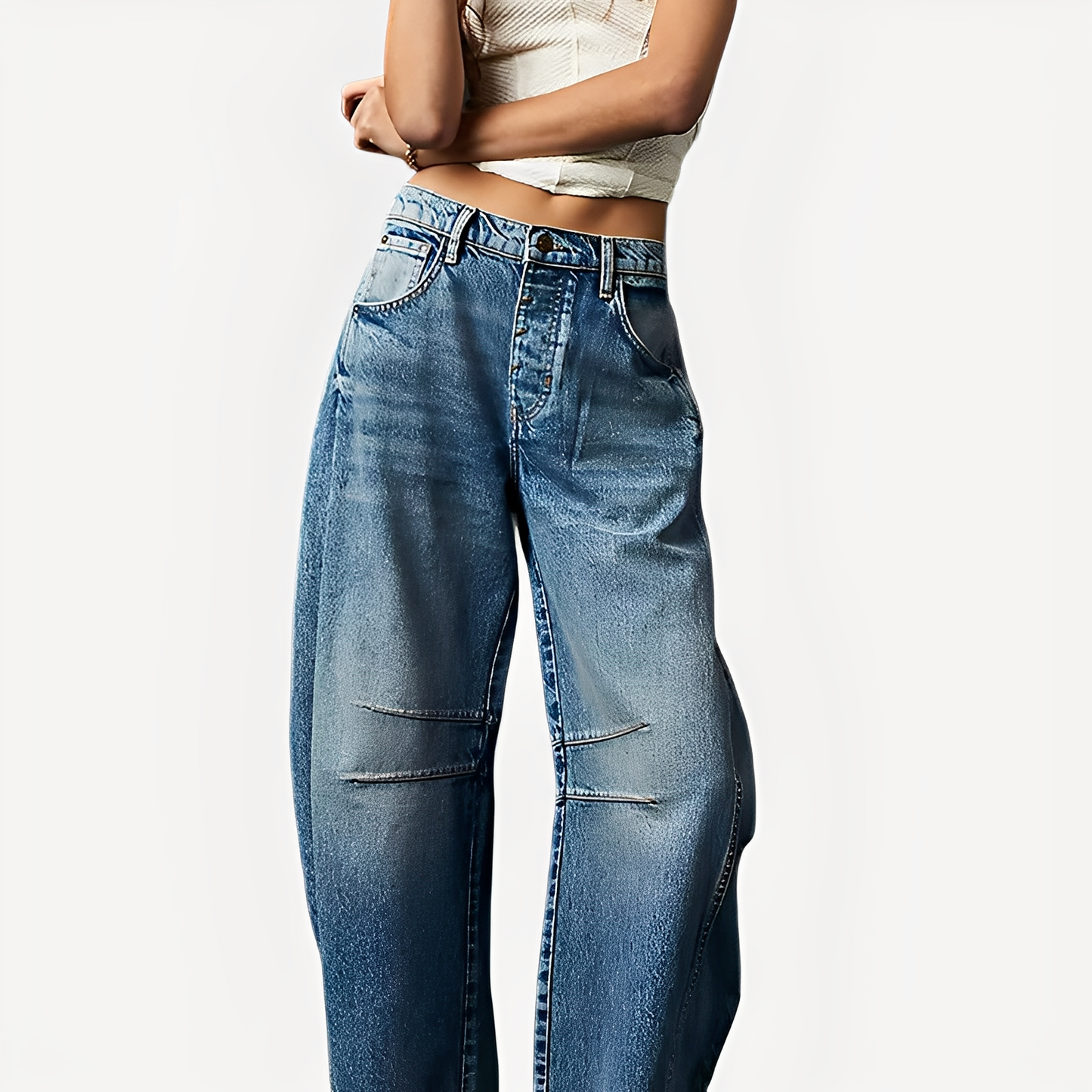Celestine - Damen-Jeans im weiten, klassisch inspirierten Stil