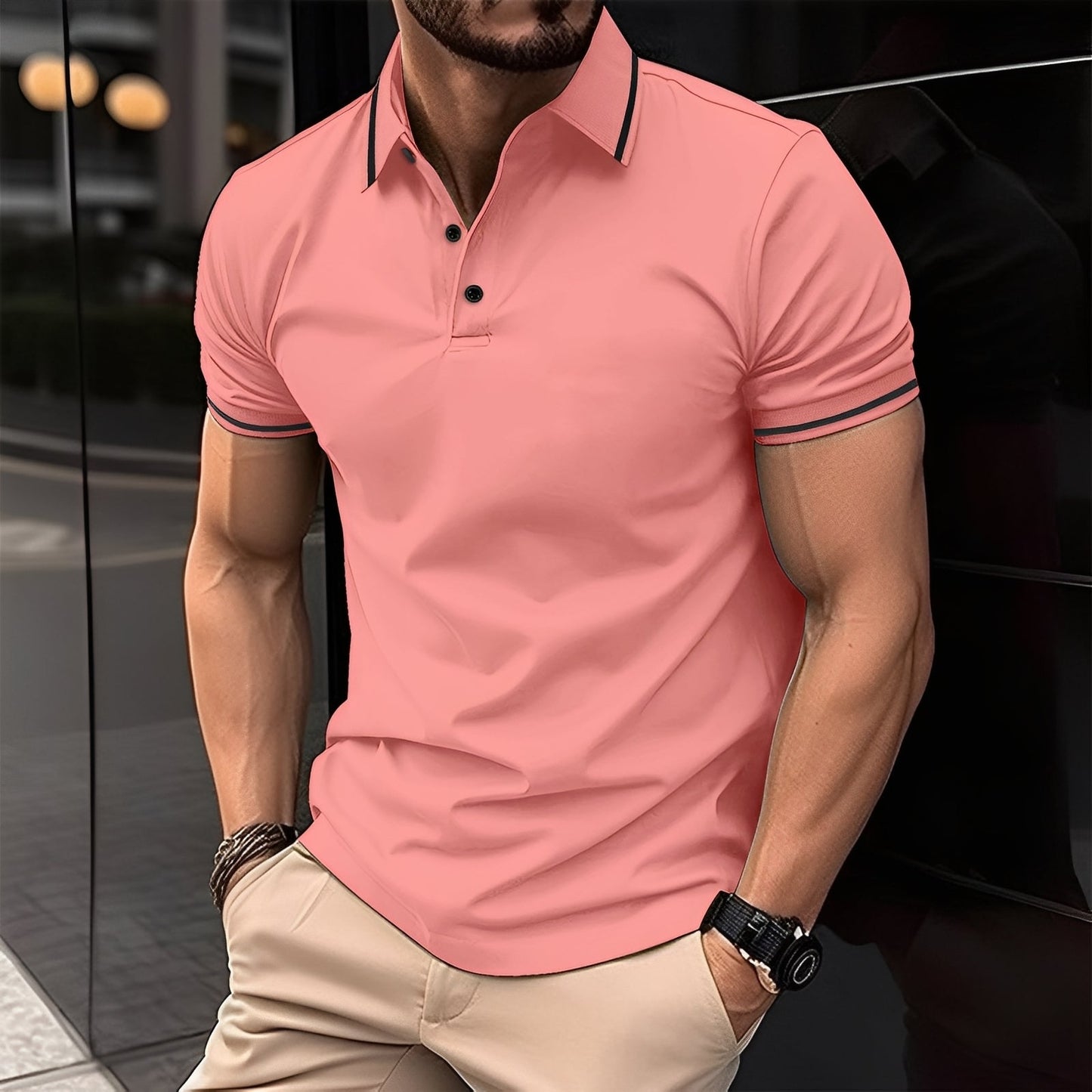 Mervyn - Komfortable Sportshirts für Herren mit kurzen Ärmeln