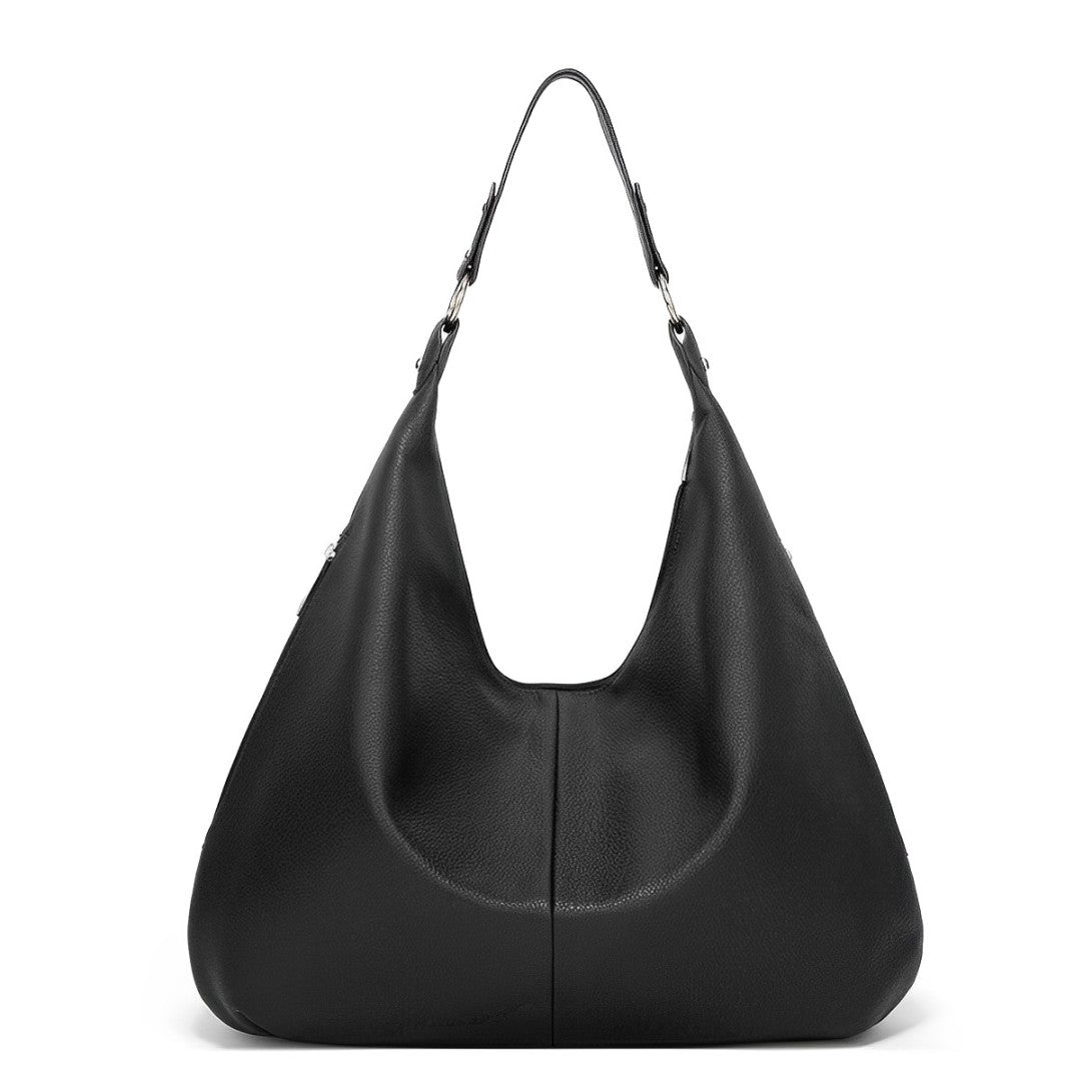 Alva – Große Schultertasche Unifarben