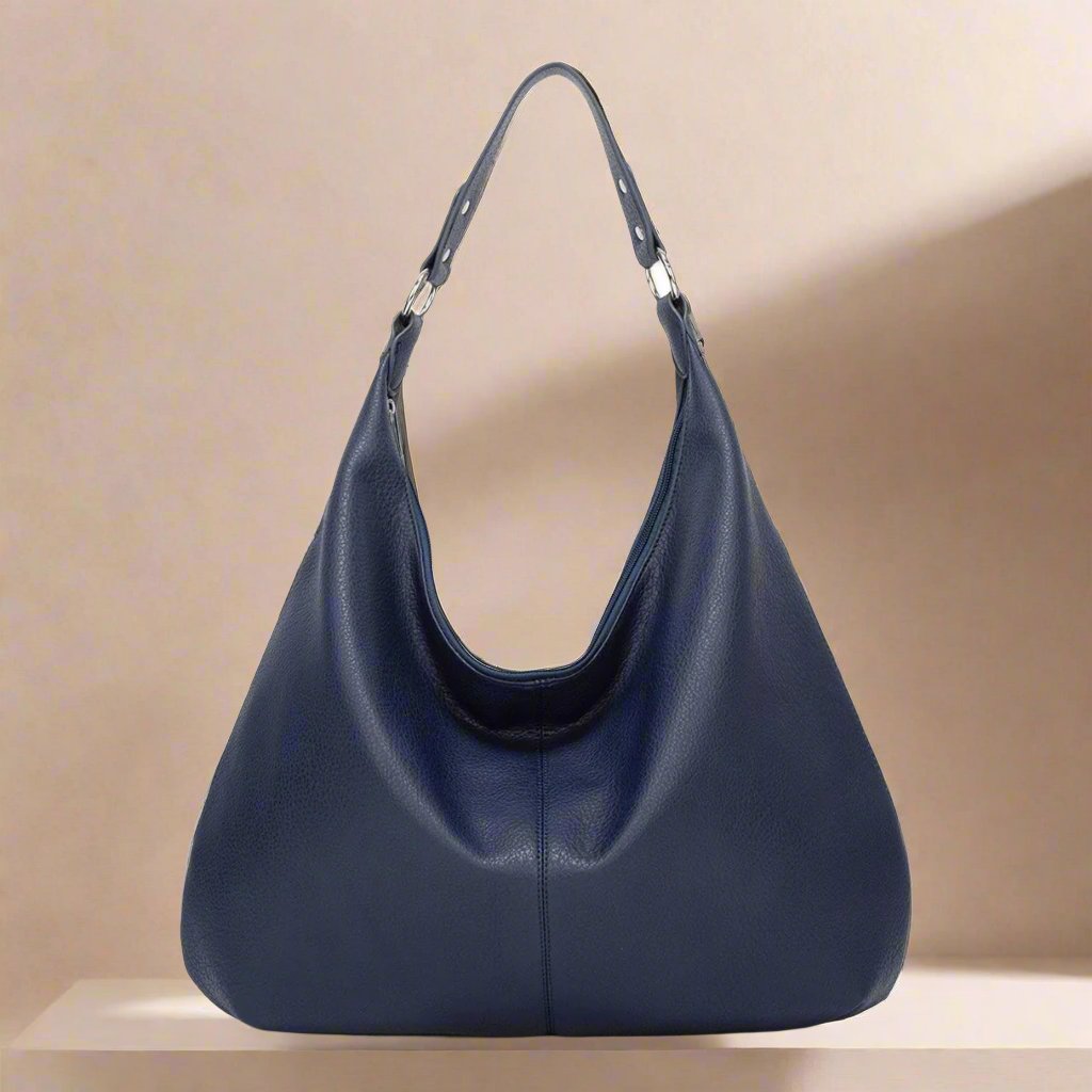 Alva – Große Schultertasche Unifarben