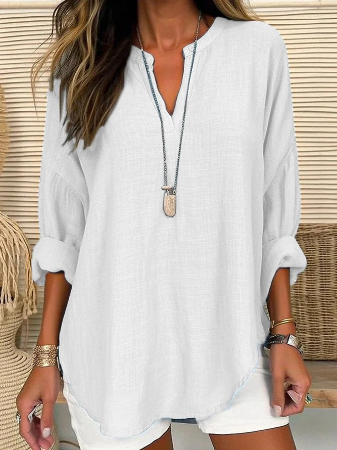 Eliza - Comfortable Linen Blouse