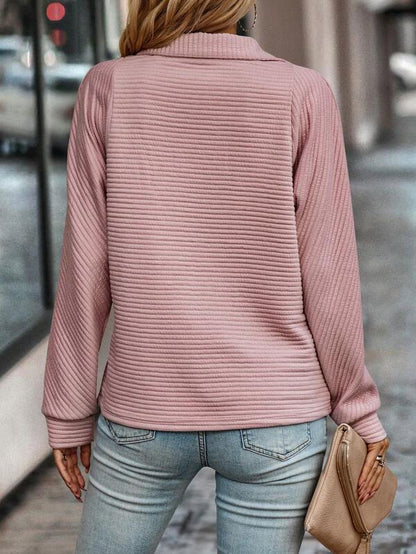 Vina – Schicker Pulli mit halbem Reißverschluss