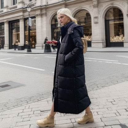 Paris – Weite Winterjacke Lang