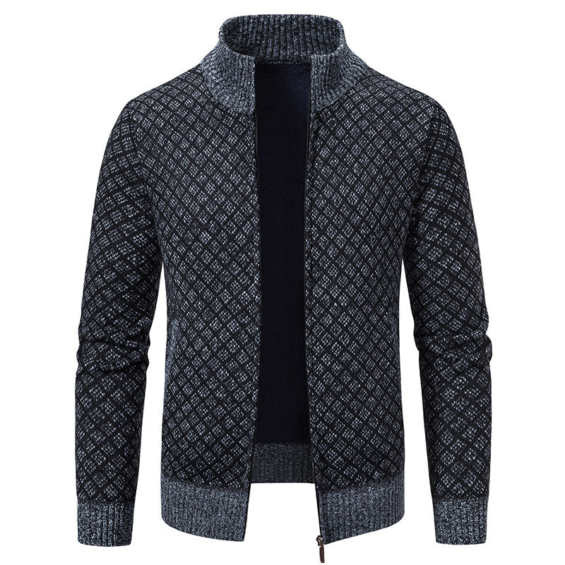 Gerald - Moderne Herren-Karojacke mit Reißverschluss