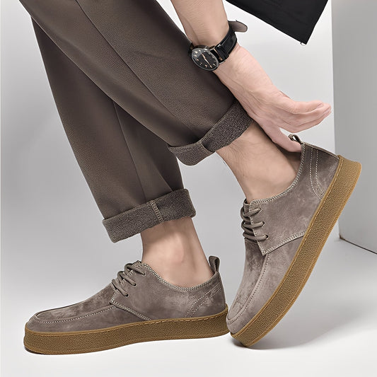 Riordan - Schicke flache Herrensneaker aus Wildleder
