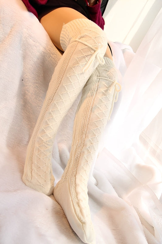 Rozanne - Stilvolle und warme Overknee-Socken für Damen