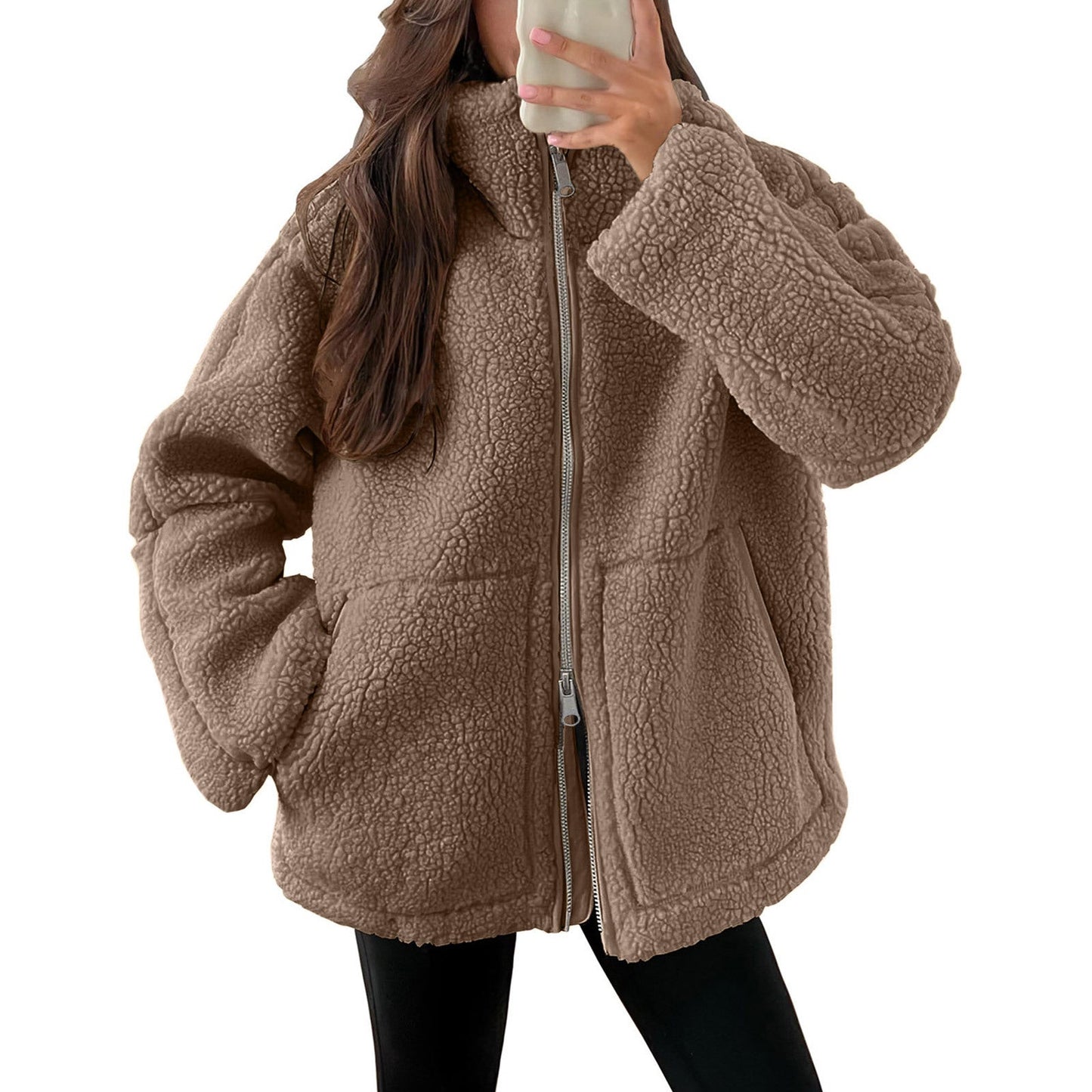 Evangelina - Bequeme Woll-Teddyjacke für Damen