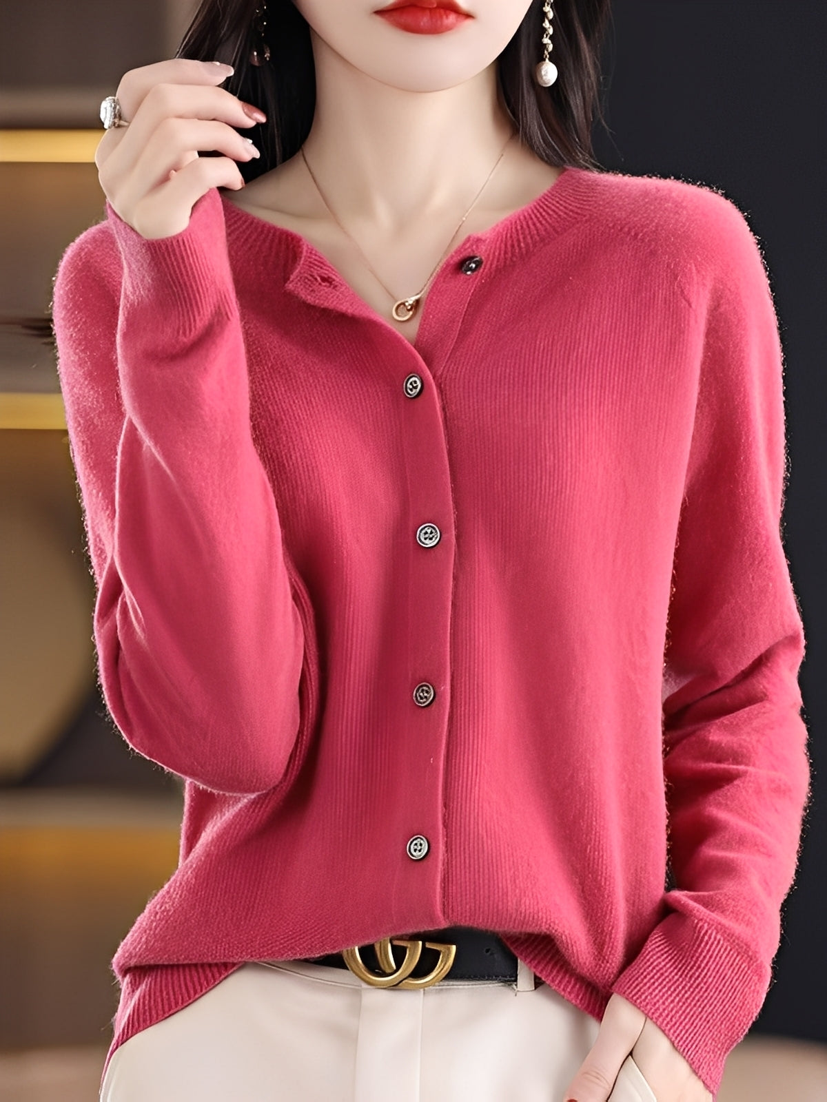 Arabella - Bequemer Damenpullover aus Wolle mit lockerer Optik