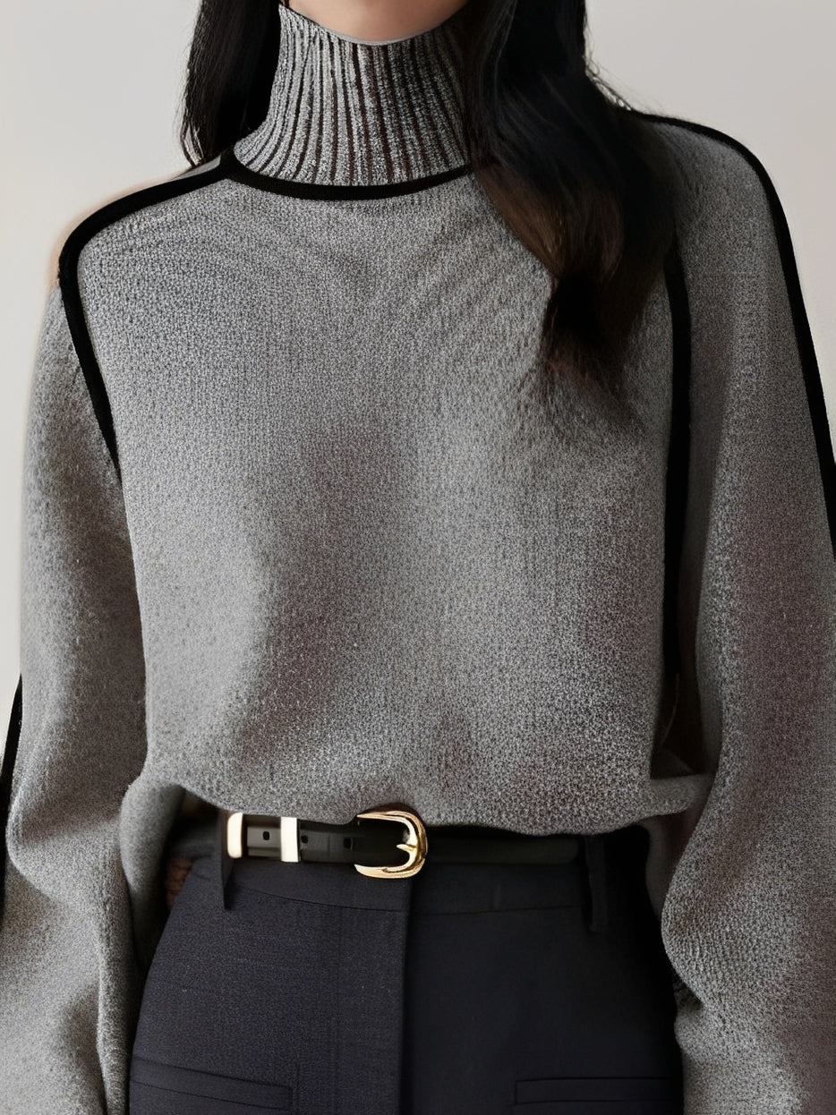 Michelle - Eleganter Rollkragenpullover für Damen