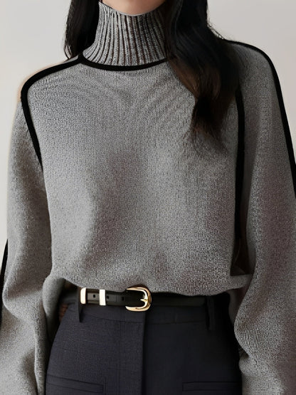 Michelle - Eleganter Rollkragenpullover für Damen