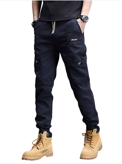 Alvin - Moderne Herren Jogginghose mit Stretch und Kordel