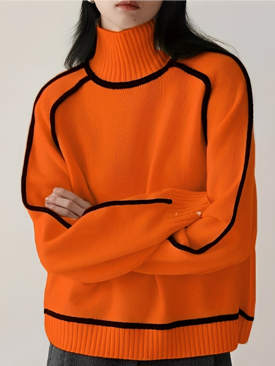 Michelle - Eleganter Rollkragenpullover für Damen