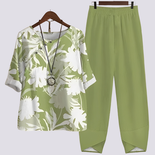 Jodie - Elegantes und gemütliches Damen-Set mit Muster