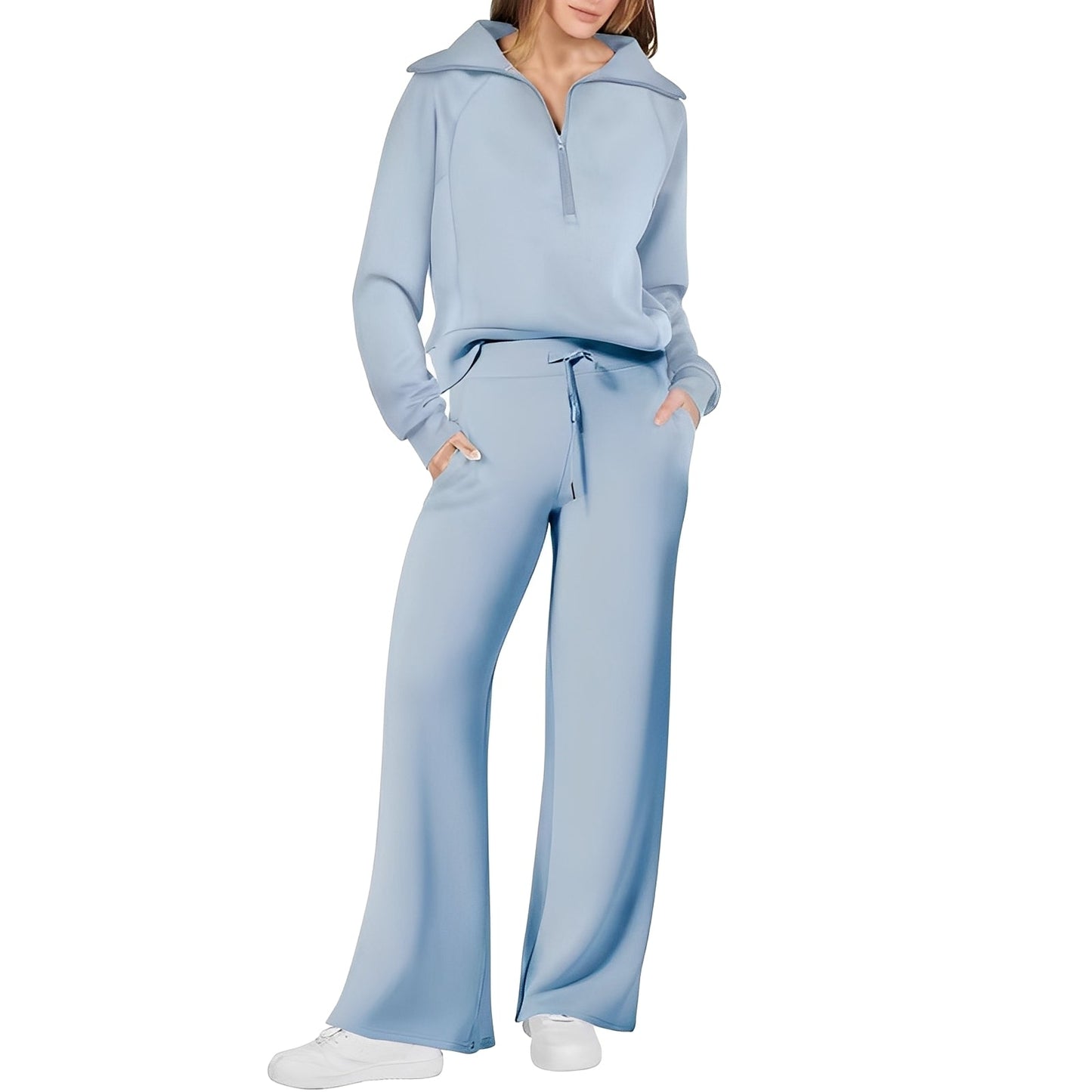 Cécile - Bequemes Damen-Set aus Pullover und Hose