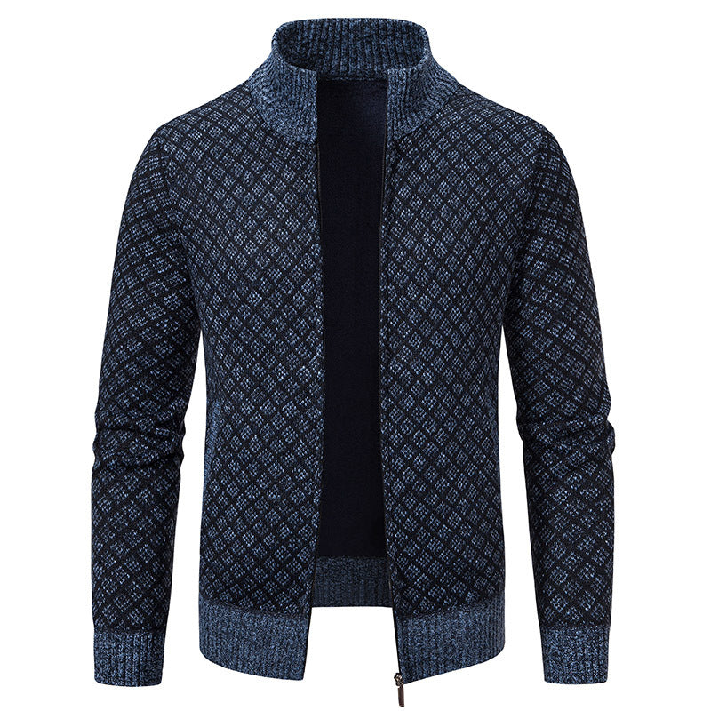 Gerald - Moderne Herren-Karojacke mit Reißverschluss