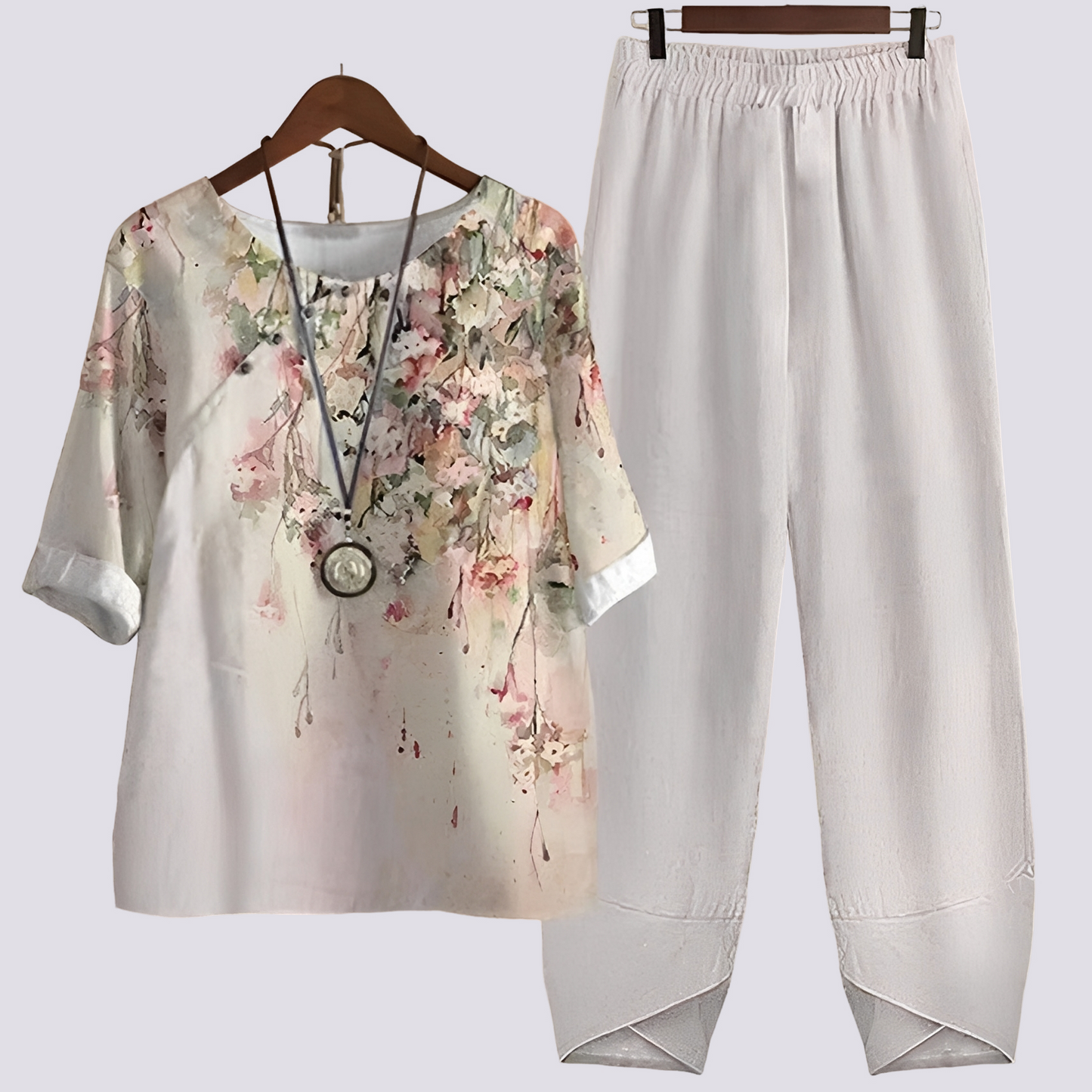 Jodie - Elegantes und gemütliches Damen-Set mit Muster