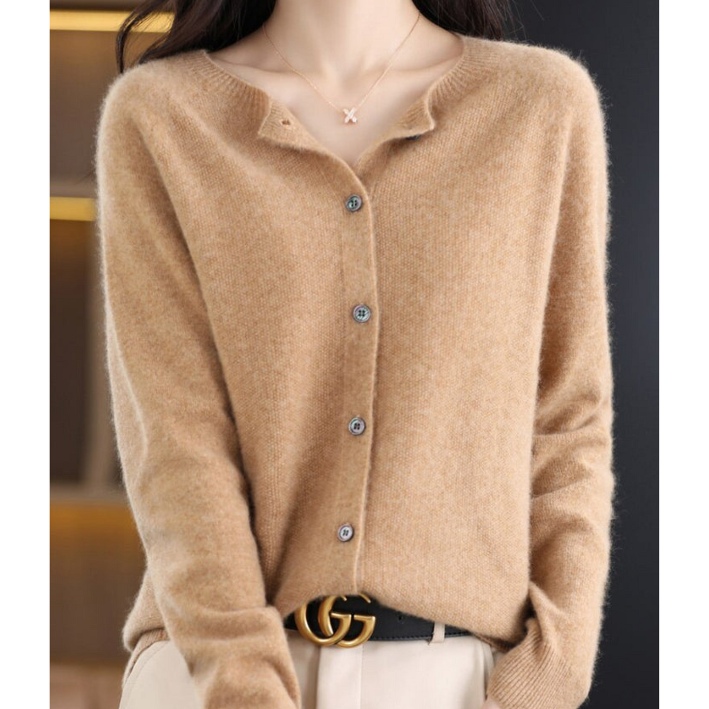 Aubry - Soft Cardigan made of Noble Wool