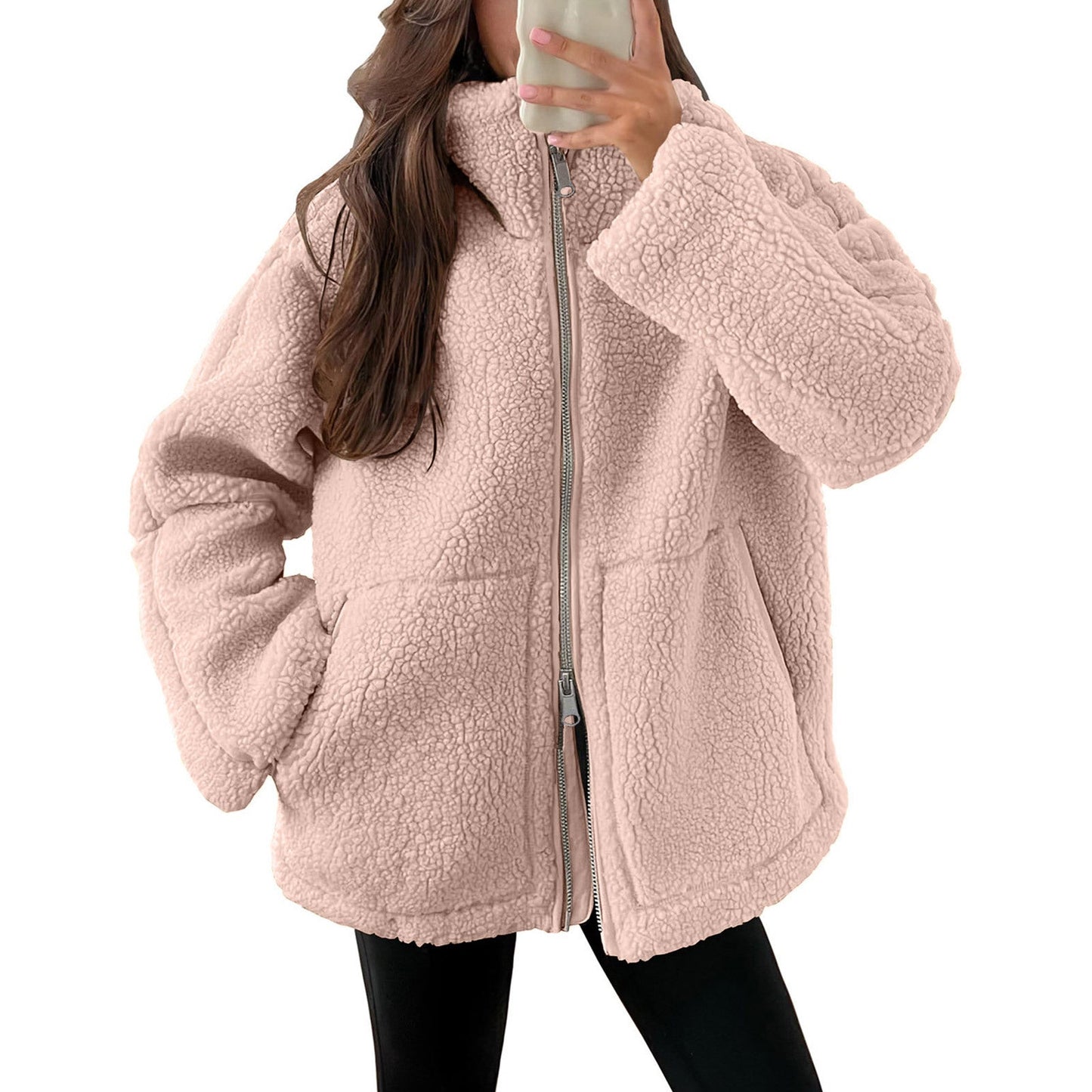 Evangelina - Bequeme Woll-Teddyjacke für Damen
