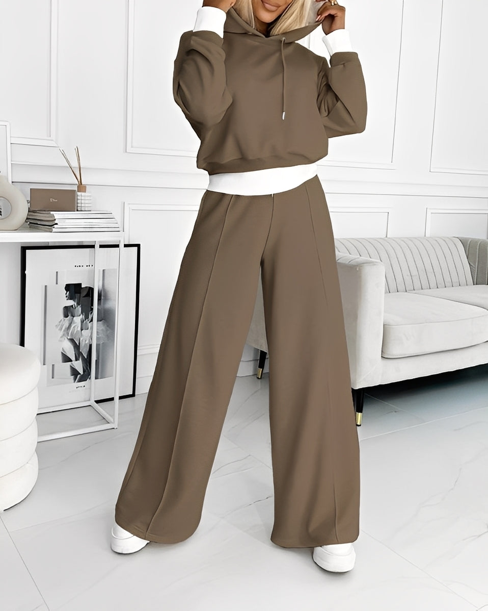 Paulina - Elegantes Damen-Hoodie-Trainingsanzug-Set