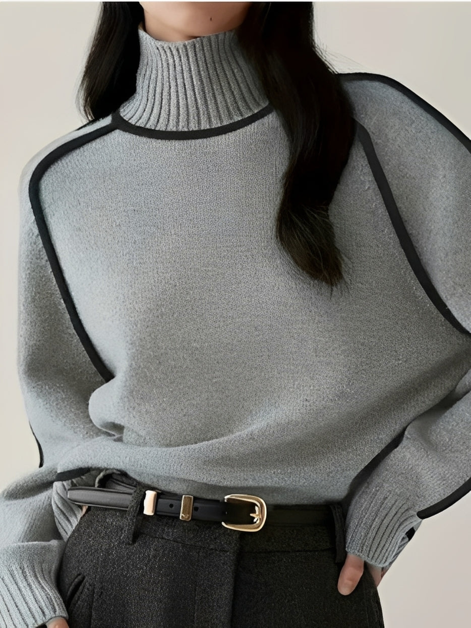 Michelle - Eleganter Rollkragenpullover für Damen