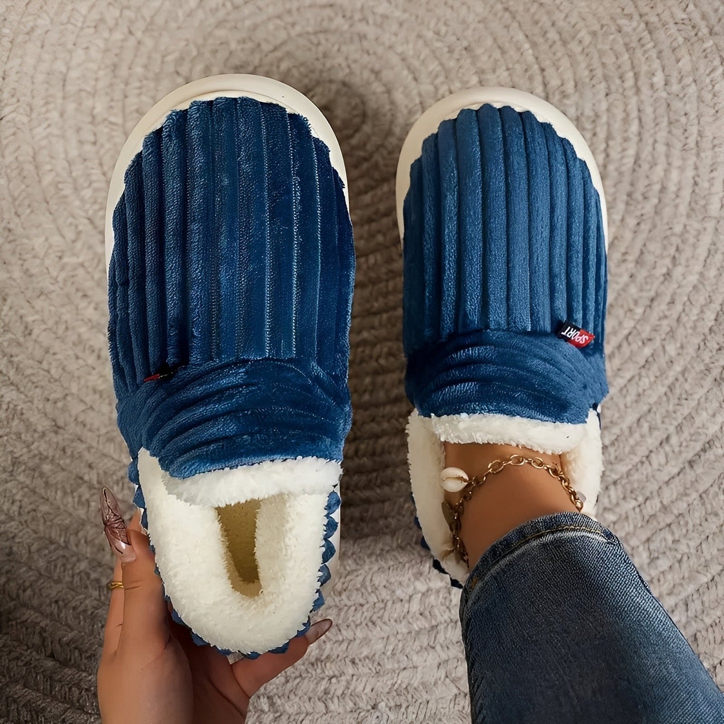 Angèle - Kuschelige und warme Damenschuhe