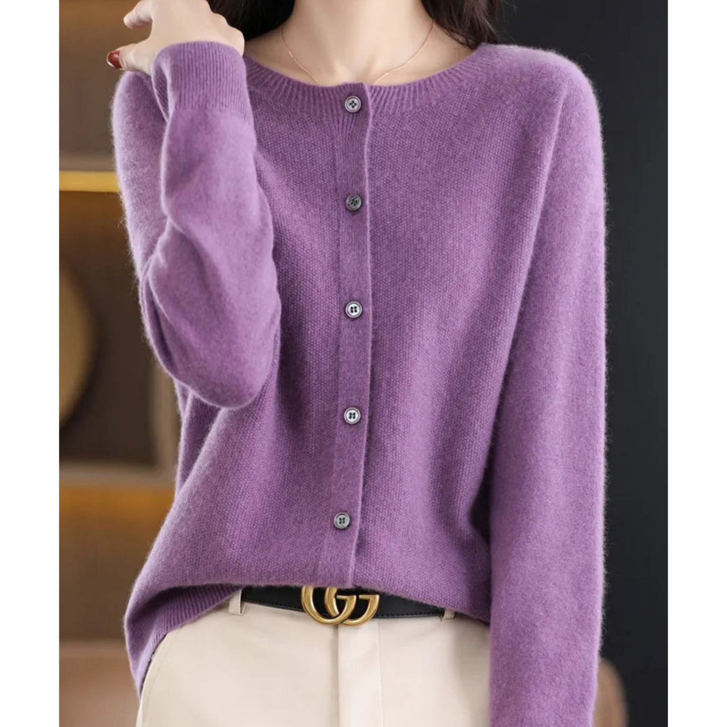 Aubry - Soft Cardigan made of Noble Wool
