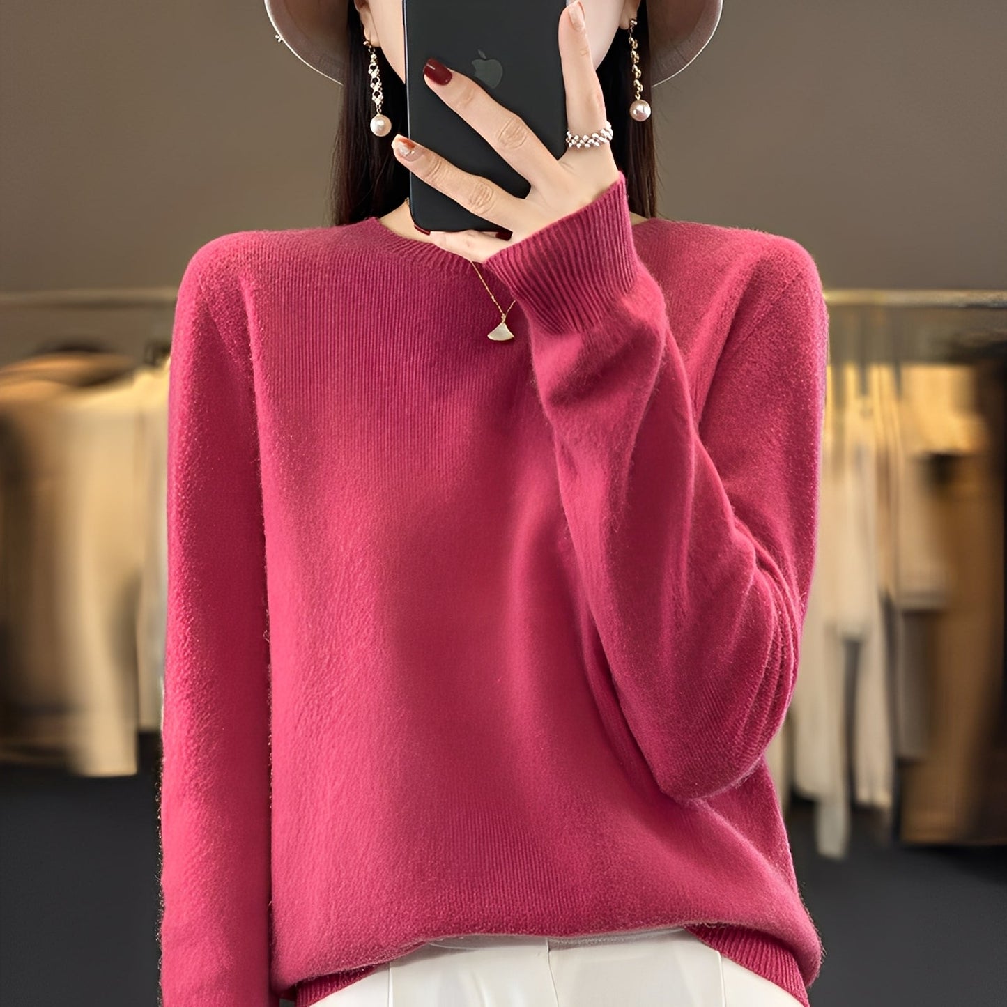 Cheyanne - Stilvoller Damen-Kaschmirpullover