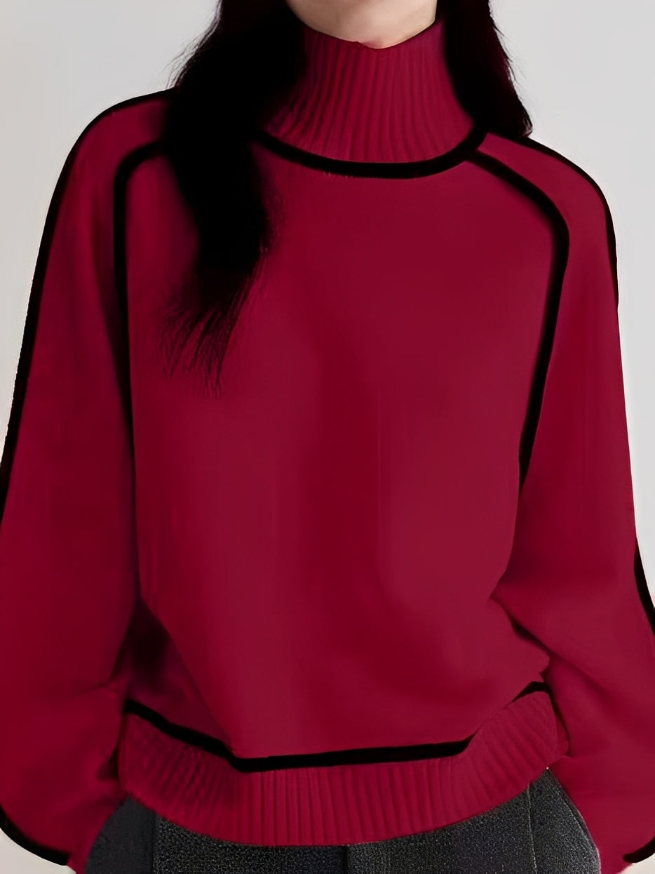 Michelle - Eleganter Rollkragenpullover für Damen