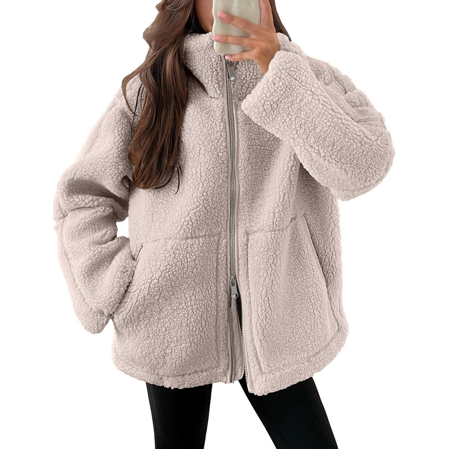 Evangelina - Bequeme Woll-Teddyjacke für Damen