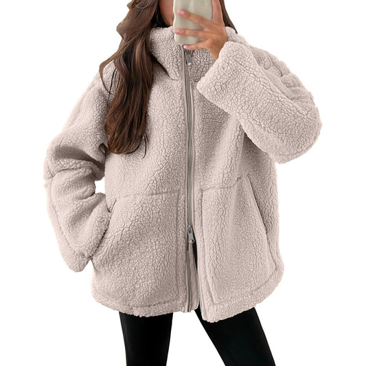 Evangelina - Bequeme Woll-Teddyjacke für Damen