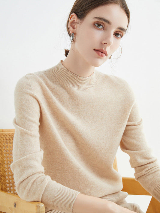 Rhoda - Schlichter Damen-Kaschmirpullover